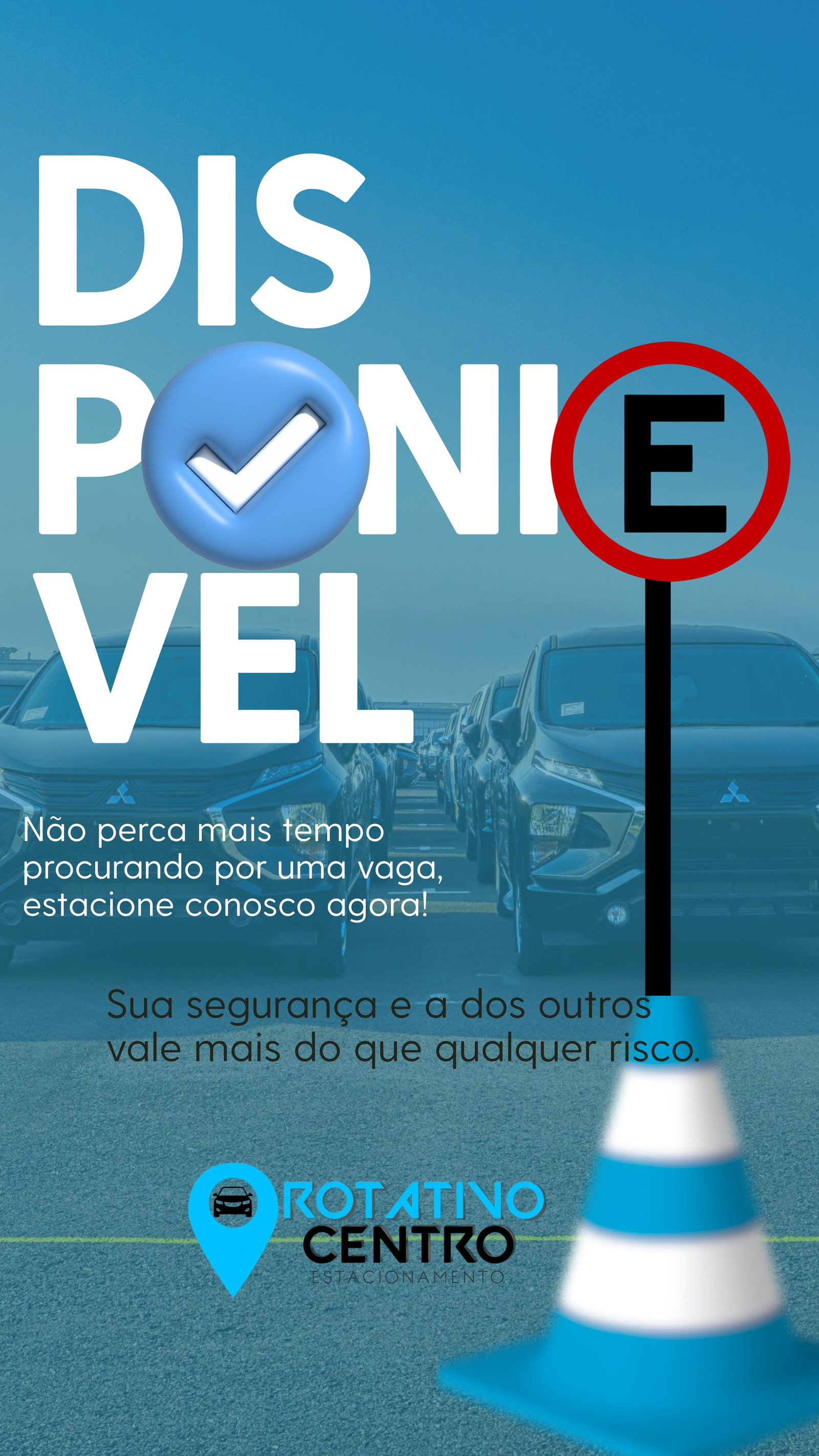 Estrutura e espaço do Estacionamento Rotativo Centro Criciúma